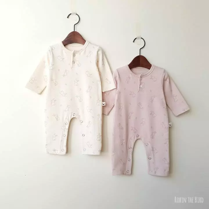 Saerobin - Korean Baby Fashion - #babywear - Rabbit Jumpsuit - 5