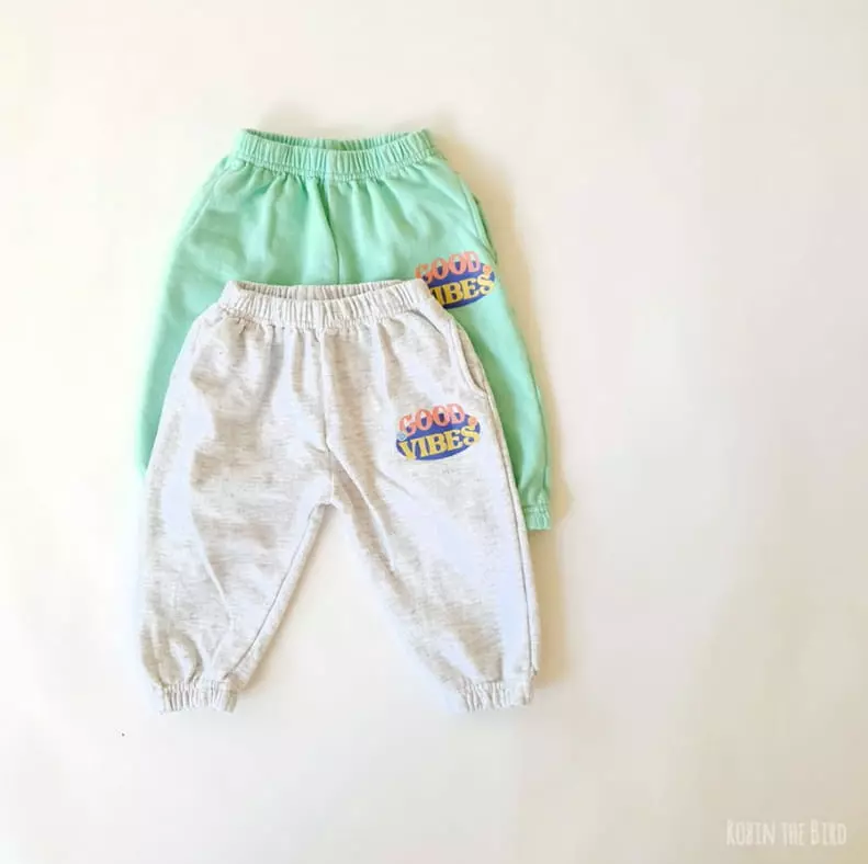 Saerobin - Korean Children Fashion - #childofig - Smile Lettering Jogger Pants - 5