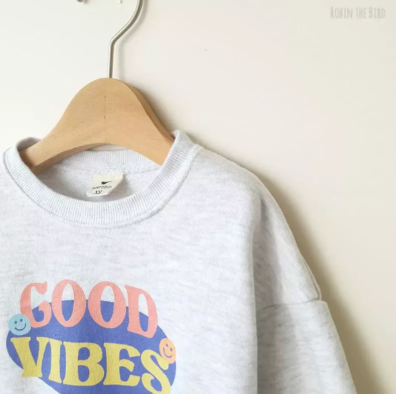 Saerobin - Korean Children Fashion - #stylishchildhood - Smile Lettering Sweatshirt - 4