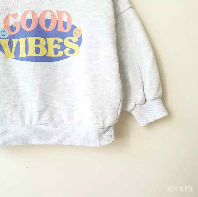 Saerobin - Korean Children Fashion - #childrensboutique - Smile Lettering Sweatshirt - 5