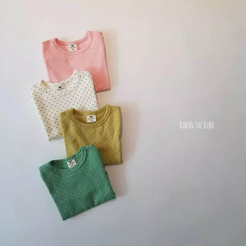 Saerobin - Korean Children Fashion - #designkidswear - Pastel Dot Easywear - 9
