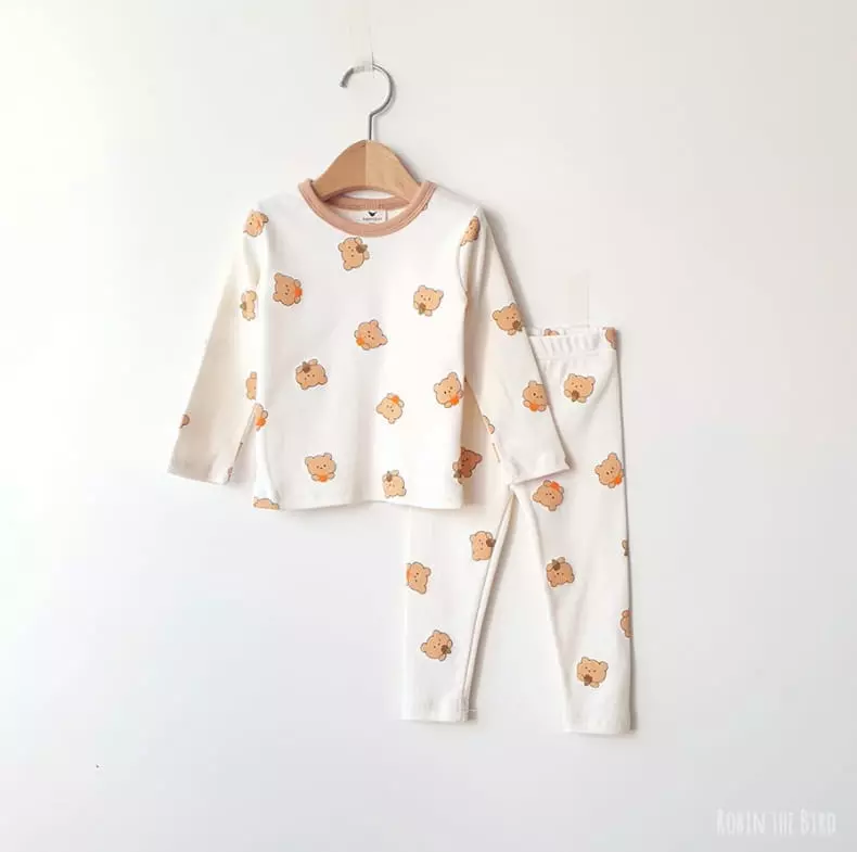 Saerobin - Korean Children Fashion - #designkidswear - Dessert Bear Easywear