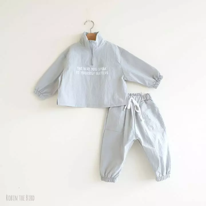 Saerobin - Korean Children Fashion - #designkidswear - Windbreaker Zip-up Tee - 8