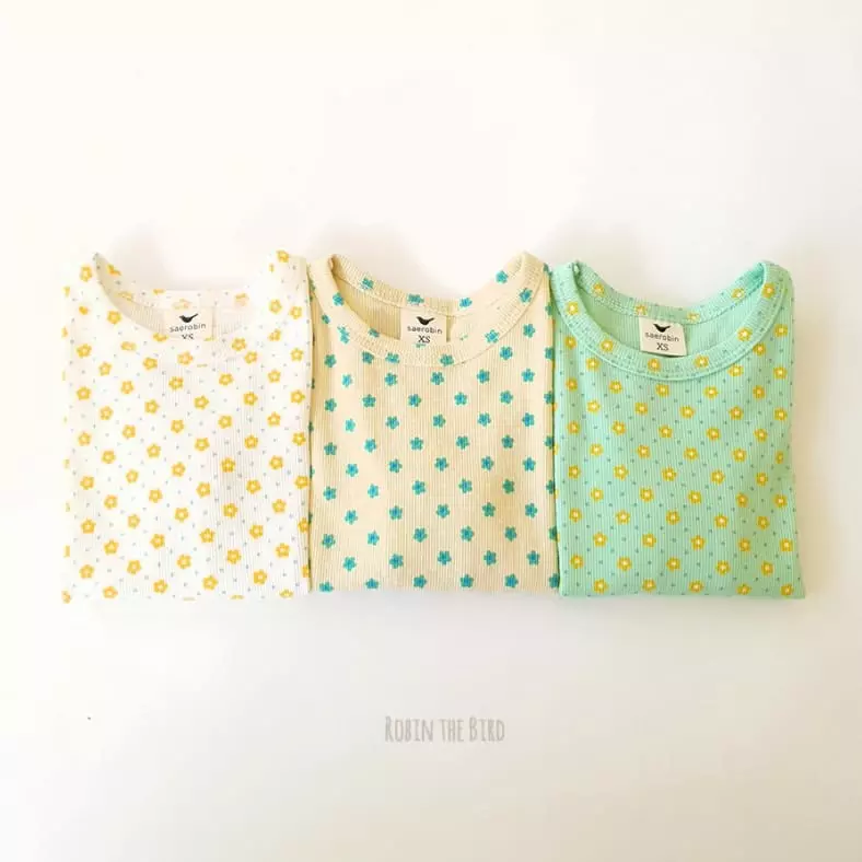 Saerobin - Korean Children Fashion - #fashionkids - Dot Flower Easywear - 6