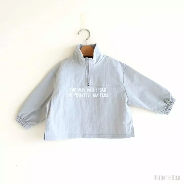 Saerobin - Korean Children Fashion - #littlefashionista - Windbreaker Zip-up Tee