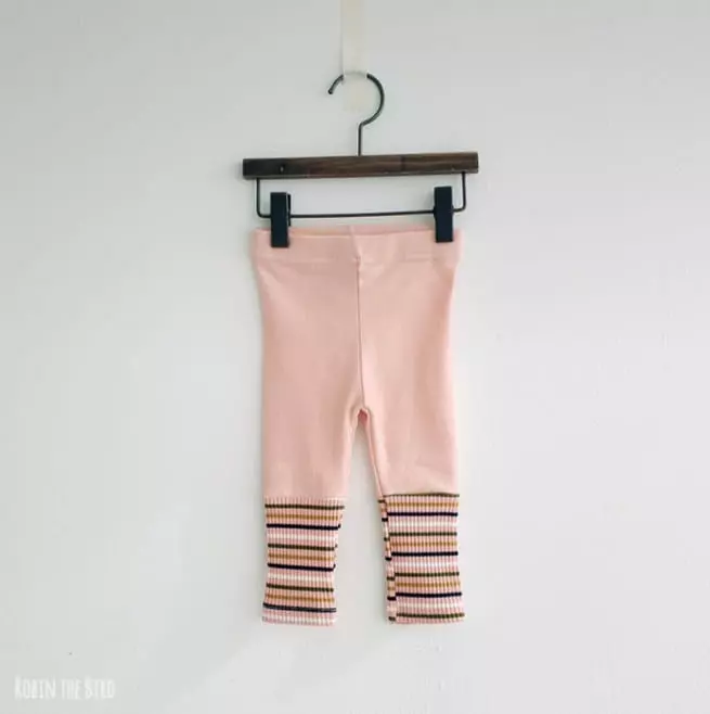 Saerobin - Korean Children Fashion - #magicofchildhood - Stripes Point Leggings - 2