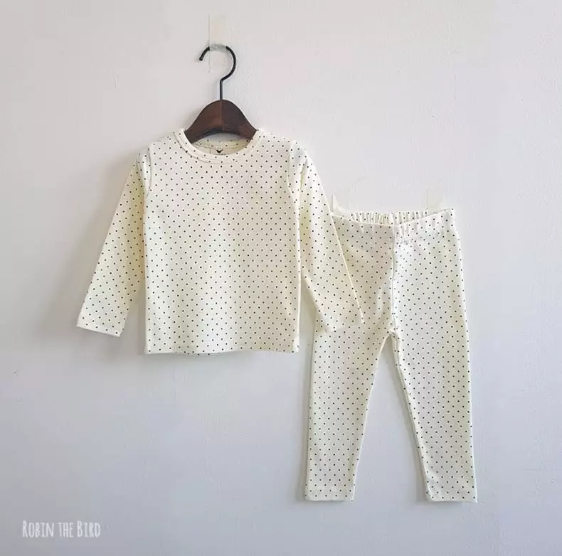 Saerobin - Korean Children Fashion - #magicofchildhood - Pastel Dot Easywear