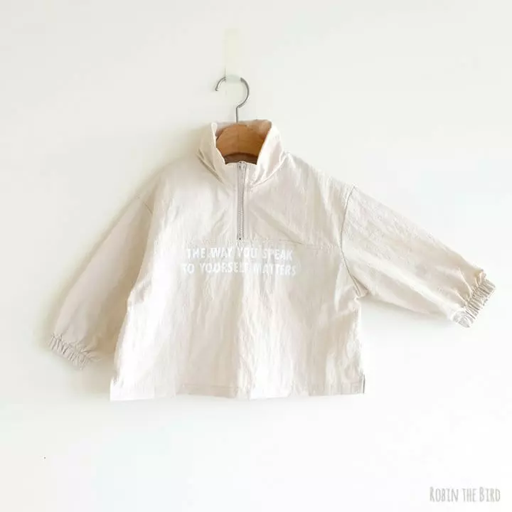 Saerobin - Korean Children Fashion - #minifashionista - Windbreaker Zip-up Tee - 3