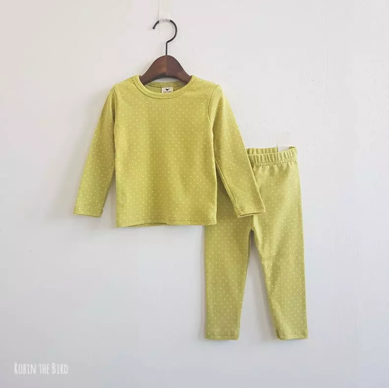 Saerobin - Korean Children Fashion - #prettylittlegirls - Pastel Dot Easywear - 3
