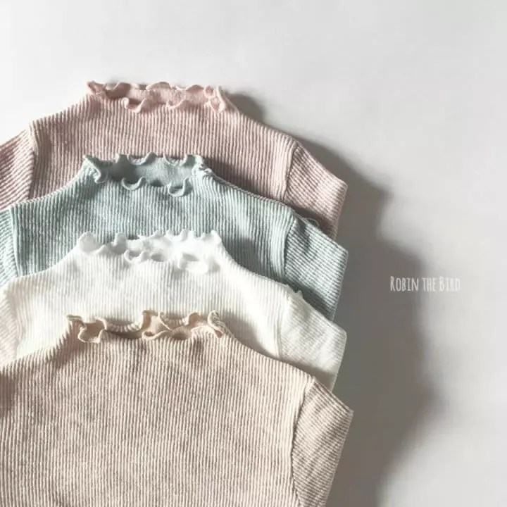 Saerobin - Korean Children Fashion - #todddlerfashion - Rib Tery Tee - 8