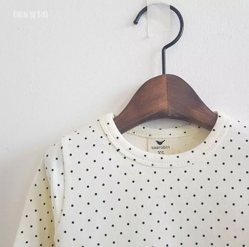 Saerobin - Korean Children Fashion - #toddlerclothing - Pastel Dot Easywear - 5