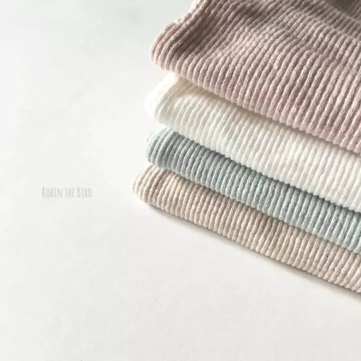 Saerobin - Korean Children Fashion - #toddlerclothing - Rib Tery Tee - 9
