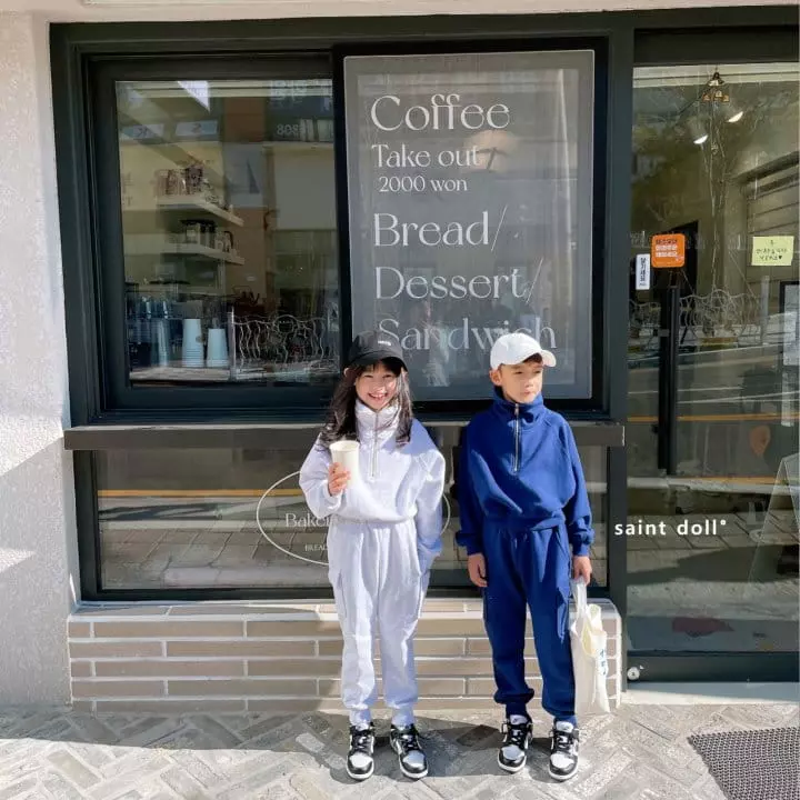 Saint Doll - Korean Children Fashion - #Kfashion4kids - Simple Half Zip-up - 9