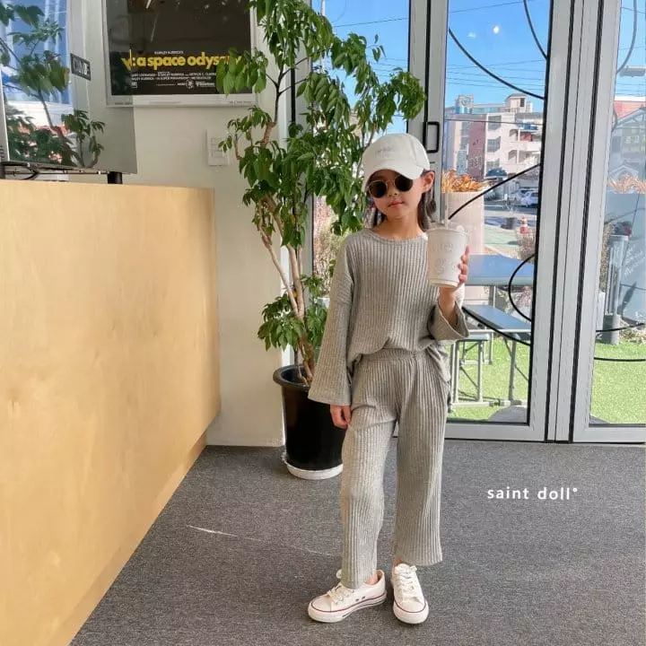 Saint Doll - Korean Children Fashion - #Kfashion4kids - Rib Boxy Tee - 12