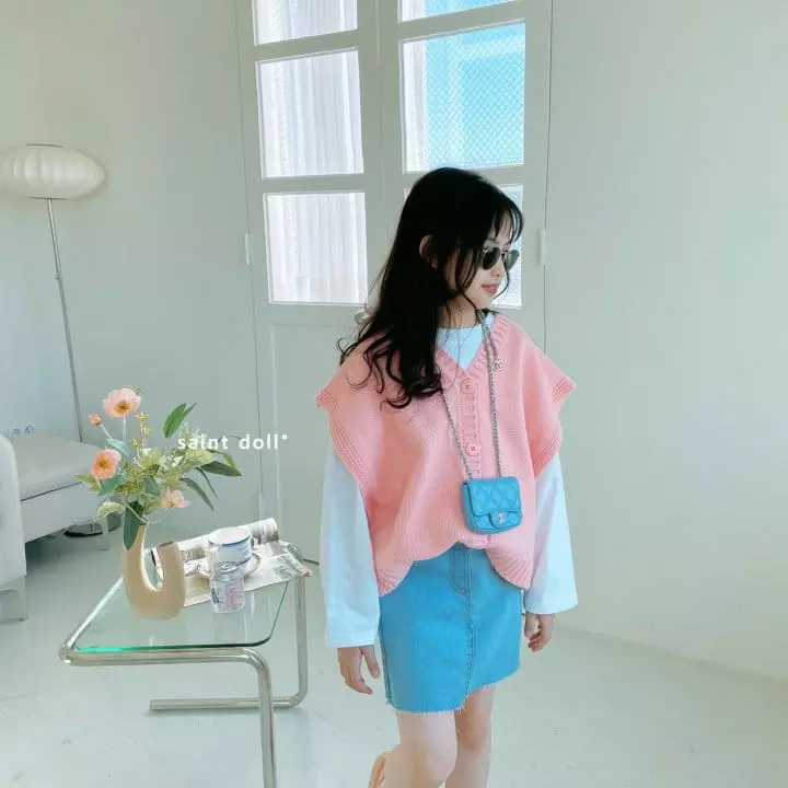 Saint Doll - Korean Children Fashion - #Kfashion4kids - V Open Vest - 10