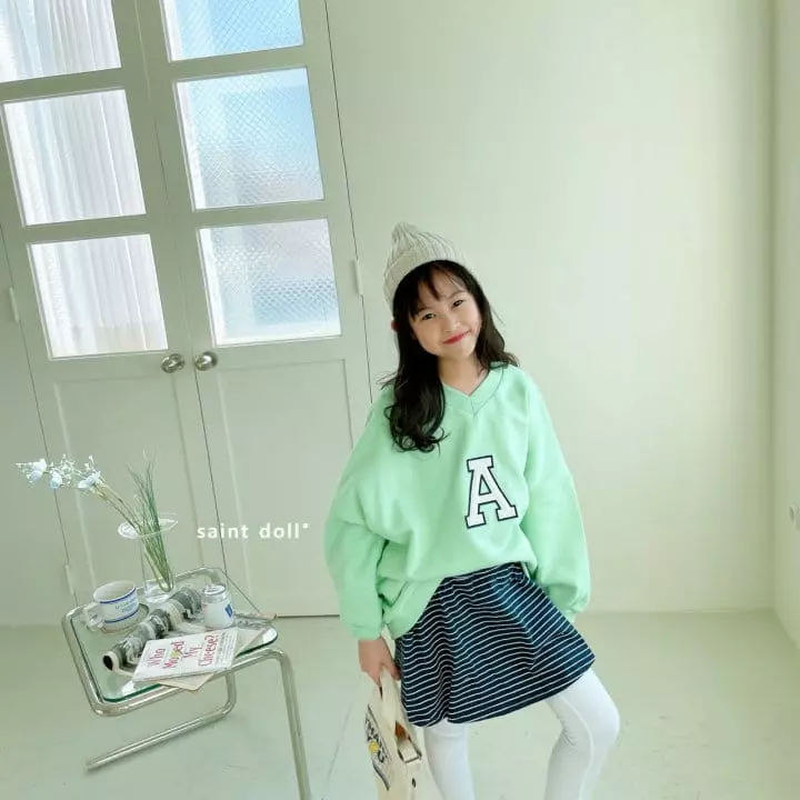Saint Doll - Korean Children Fashion - #Kfashion4kids - Stripes Whole Leggings - 9