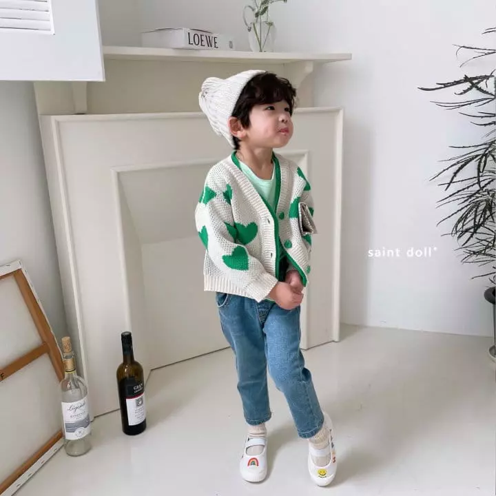 Saint Doll - Korean Children Fashion - #childofig - Heatrt Cardigan - 11
