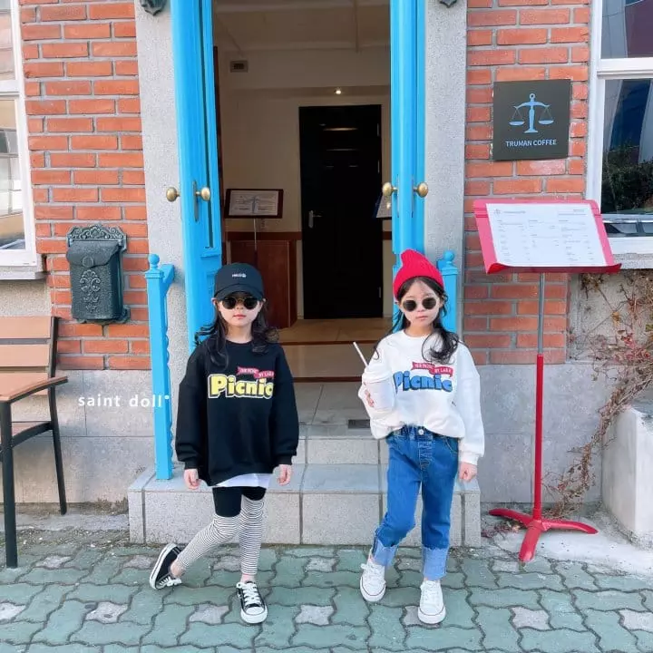 Saint Doll - Korean Children Fashion - #childofig - Picnic Sweatshirt with Mom - 9