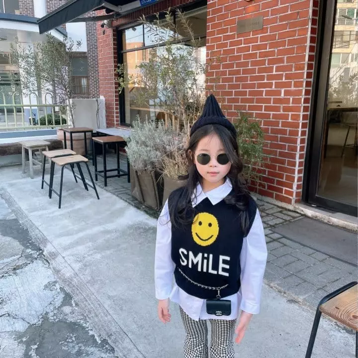 Saint Doll - Korean Children Fashion - #childofig - Smile Vest - 11