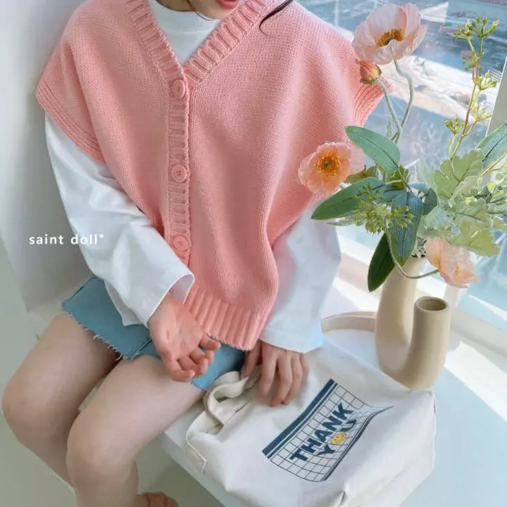 Saint Doll - Korean Children Fashion - #childofig - Smile Eco Bag - 10