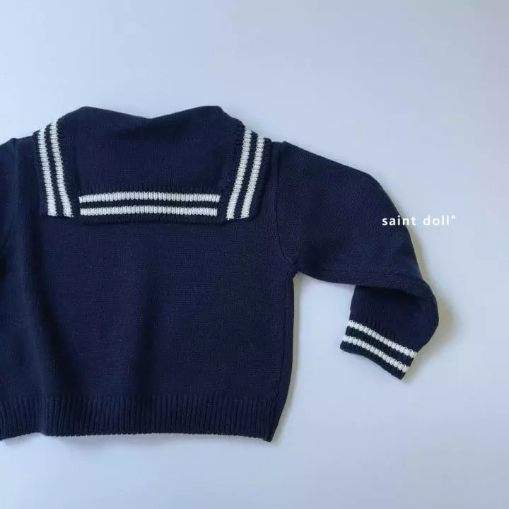 Saint Doll - Korean Children Fashion - #childofig - Sailor Knit Tee - 7