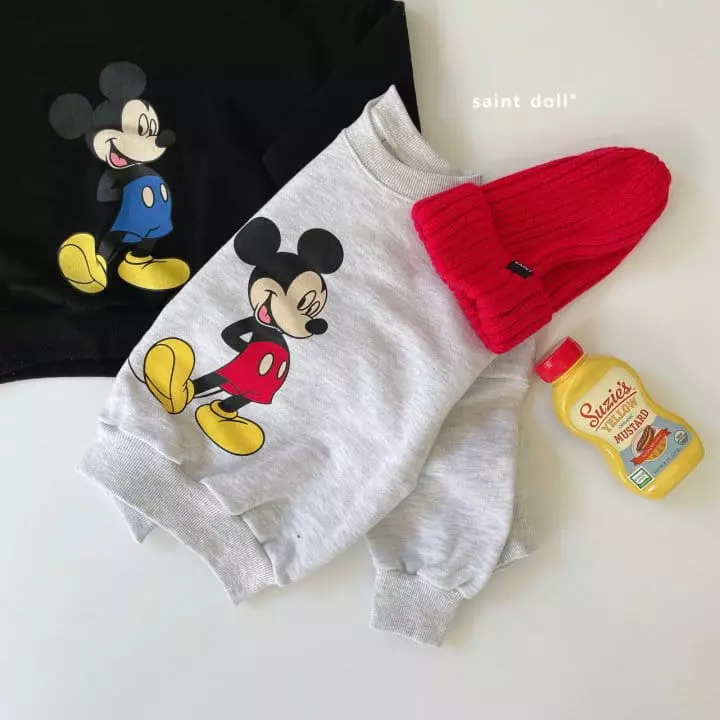 Saint Doll - Korean Children Fashion - #childofig - Mickey Sweatshirt With Mom - 8