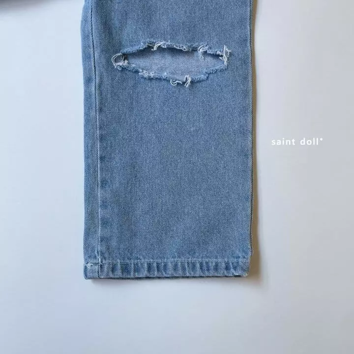 Saint Doll - Korean Children Fashion - #childofig - Knee Vintage Wide Pants - 5