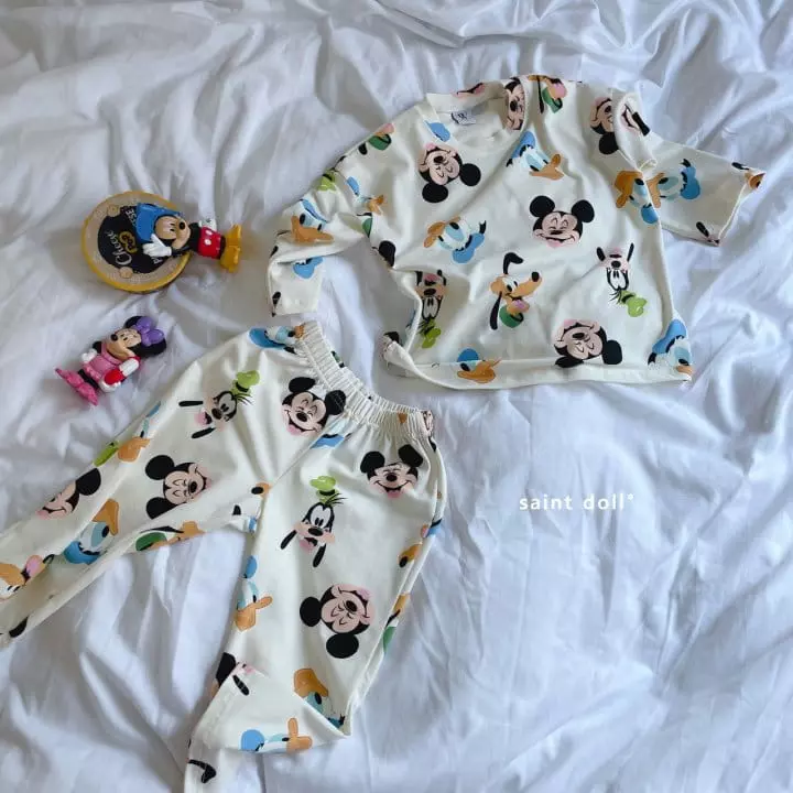 Saint Doll - Korean Children Fashion - #stylishchildhood - Disney Homewear Set - 4