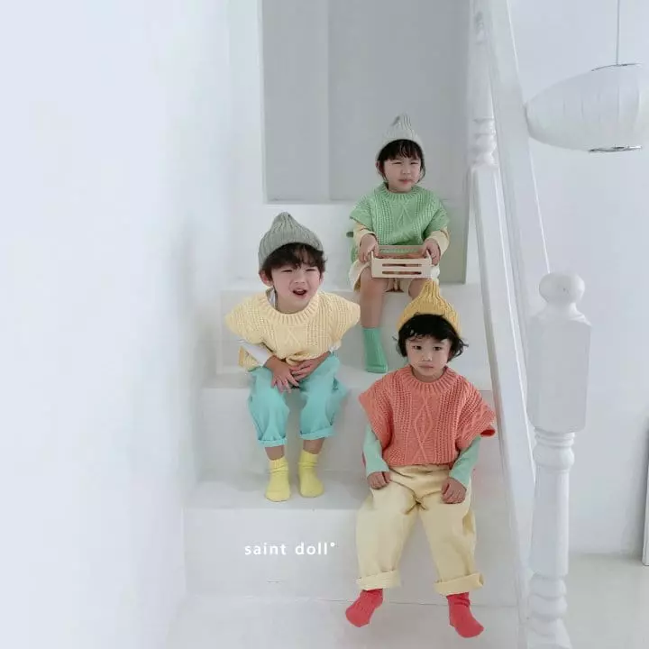 Saint Doll - Korean Children Fashion - #childofig - Twist Vest - 10