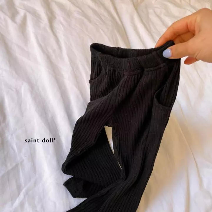 Saint Doll - Korean Children Fashion - #childofig - Rib Wide Pants - 5