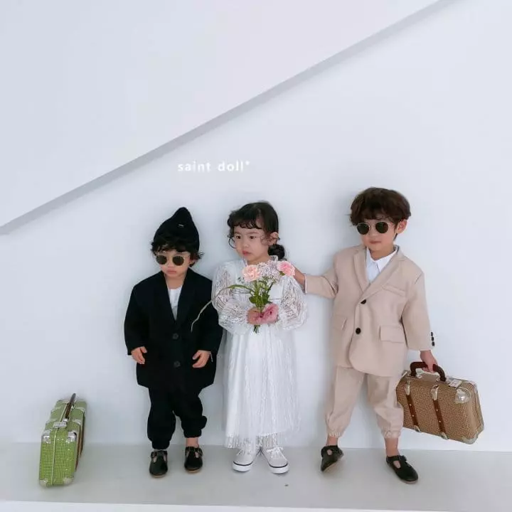 Saint Doll - Korean Children Fashion - #childrensboutique - Pintuck Jogge Pants  - 11