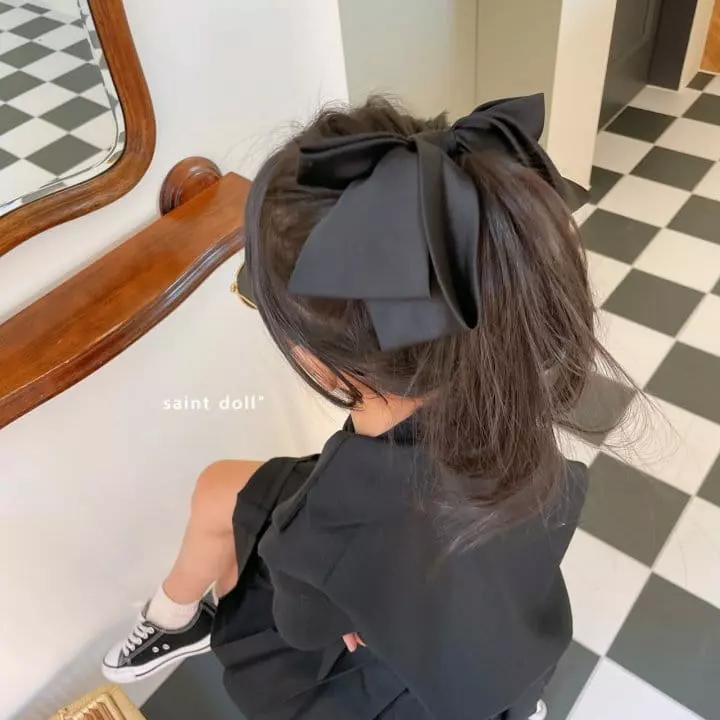 Saint Doll - Korean Children Fashion - #childrensboutique - Point Big Ribbon Hairpin - 8