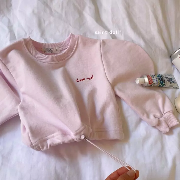 Saint Doll - Korean Children Fashion - #childrensboutique - Love Short Sweatshirt - 6
