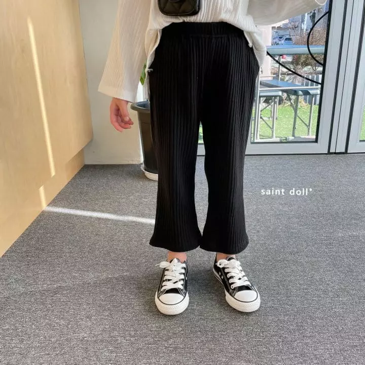 Saint Doll - Korean Children Fashion - #childrensboutique - Rib Wide Pants - 6