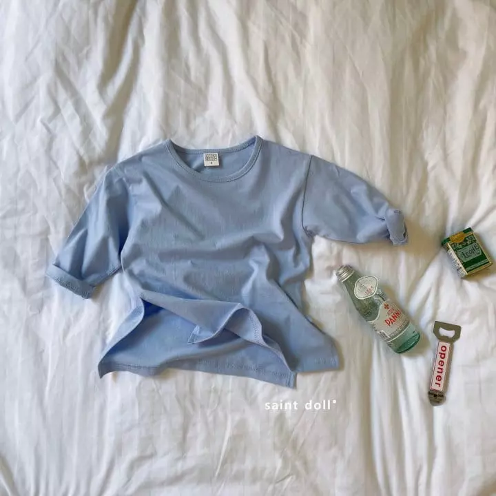Saint Doll - Korean Children Fashion - #designkidswear - Both Side Slit Tee - 6