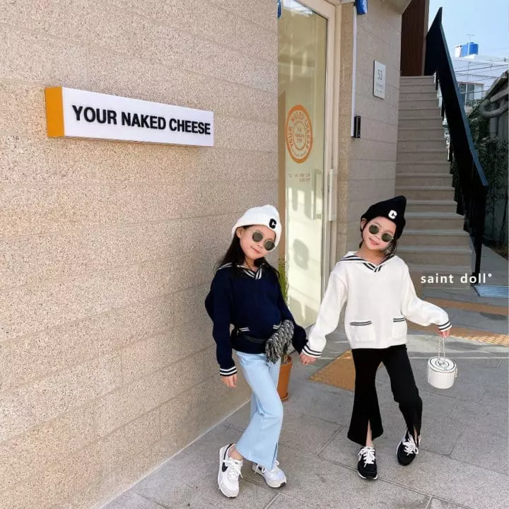 Saint Doll - Korean Children Fashion - #designkidswear - Sailor Knit Tee - 9