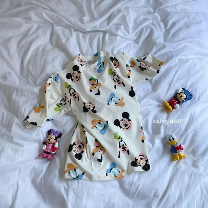 Saint Doll - Korean Children Fashion - #designkidswear - Disney Homewear One-piece with Mom - 5