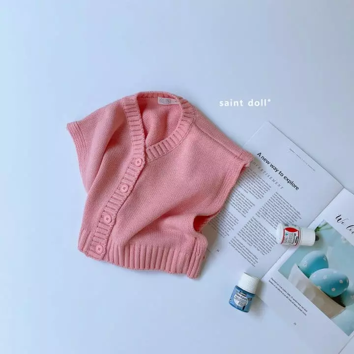 Saint Doll - Korean Children Fashion - #childrensboutique - V Open Vest - 4