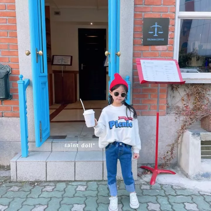 Saint Doll - Korean Children Fashion - #discoveringself - Picnic Sweatshirt with Mom - 12