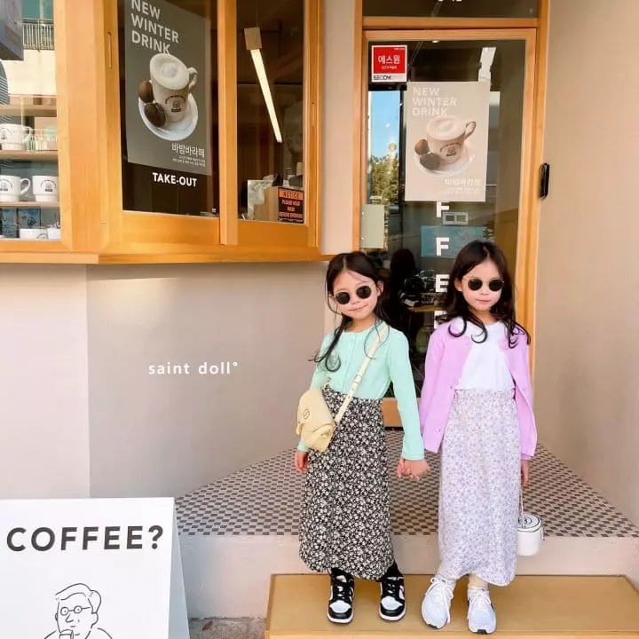 Saint Doll - Korean Children Fashion - #discoveringself - Flower Long Skirt - 11