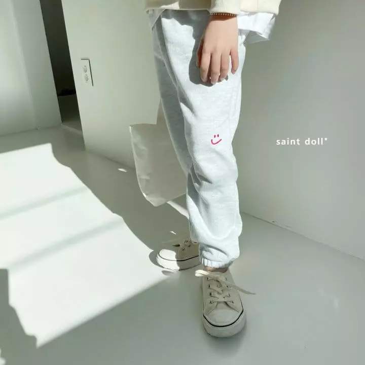 Saint Doll - Korean Children Fashion - #discoveringself - Smile Embroidery Pants with Mom - 10