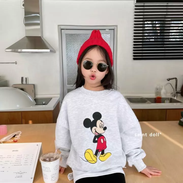 Saint Doll - Korean Children Fashion - #discoveringself - Mickey Sweatshirt With Mom - 11