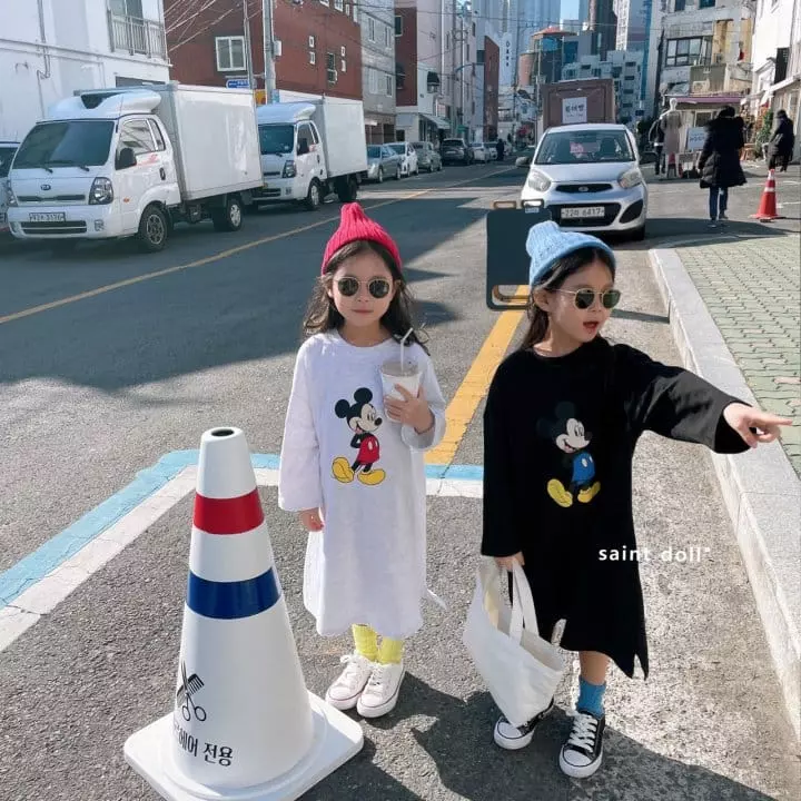 Saint Doll - Korean Children Fashion - #discoveringself - Mickey Long One-piece with Mom - 10