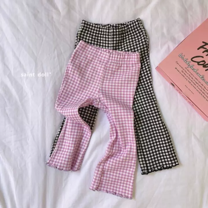 Saint Doll - Korean Children Fashion - #discoveringself - Maple Check Pants - 7