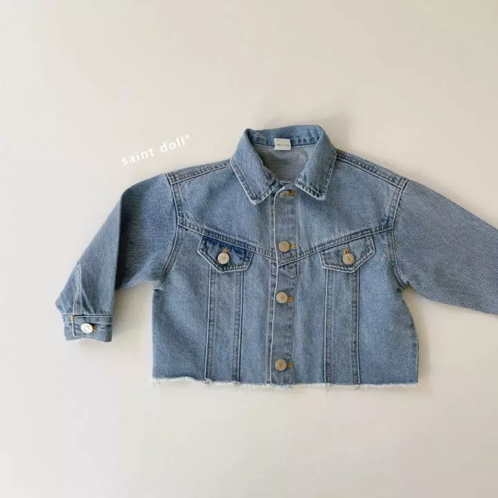 Saint Doll - Korean Children Fashion - #designkidswear - Denim Jacket - 4