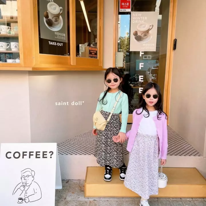 Saint Doll - Korean Children Fashion - #fashionkids - Flower Long Skirt - 12