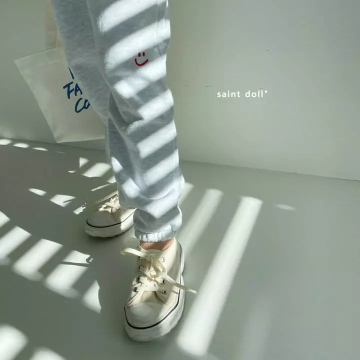 Saint Doll - Korean Children Fashion - #fashionkids - Smile Embroidery Pants with Mom - 11