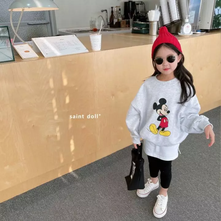 Saint Doll - Korean Children Fashion - #fashionkids - Mickey Sweatshirt With Mom - 12
