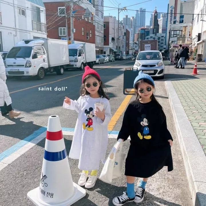 Saint Doll - Korean Children Fashion - #fashionkids - Mickey Long One-piece with Mom - 11