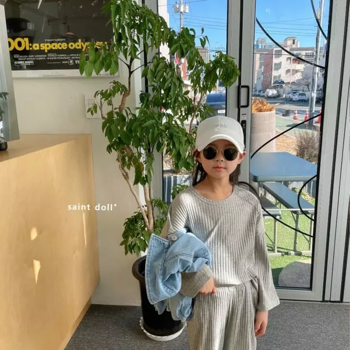Saint Doll - Korean Children Fashion - #fashionkids - Rib Boxy Tee - 8